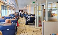 146 Horizon Lounge auf der Fähre von Guernsey nach Jersey
