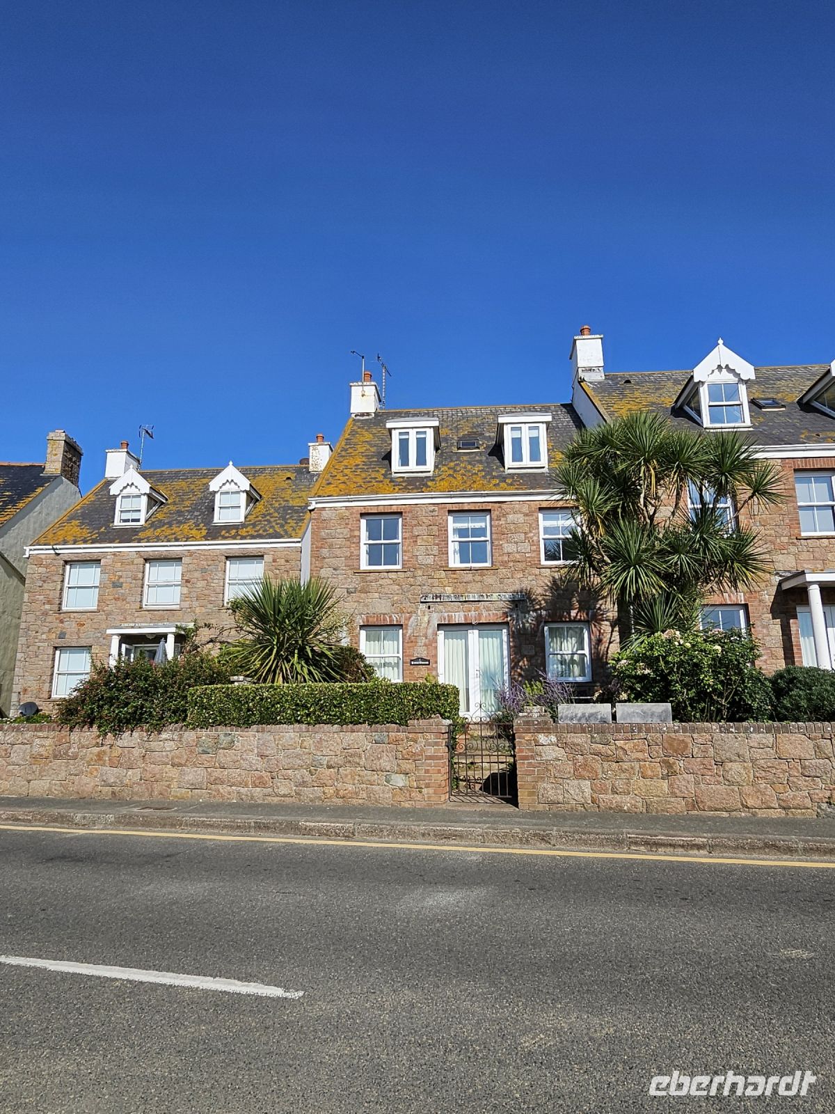 typische Häuser auf Jersey