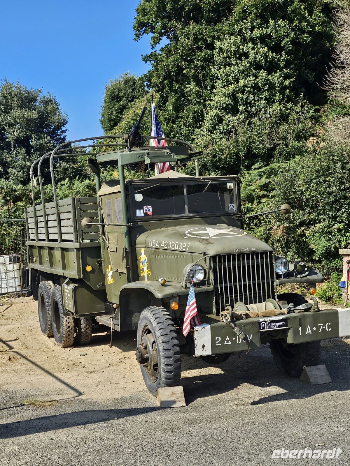 historisches Fahrzeug bei St. Cathrine