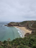 Start der Wanderung am 2. Tag - Plemont Beach