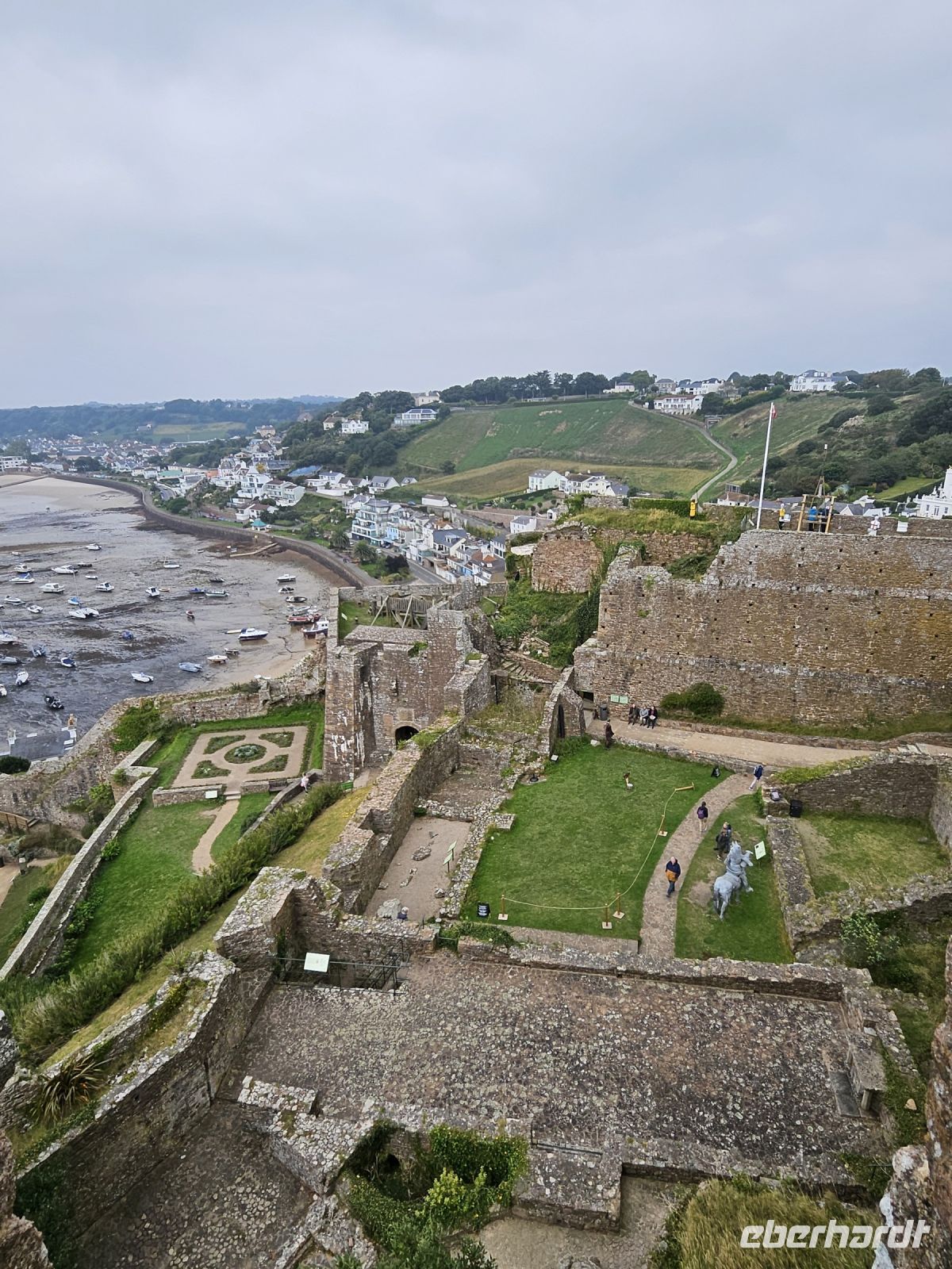 Aussicht vom  Mont Orgueil Castle