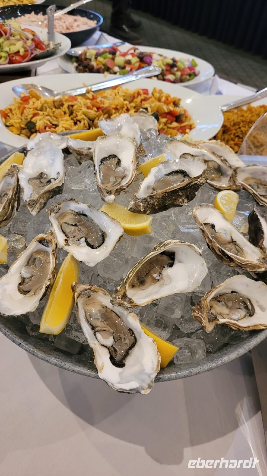 Austern am Buffet