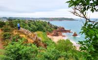 Wanderung an der Südküste von Jersey - Beauport Beach
