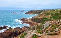 Wanderung an der Südküste von Jersey - Corbiere Leuchtturm