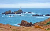 Corbiere Leuchtturm an der Südwestspitze von Jersey