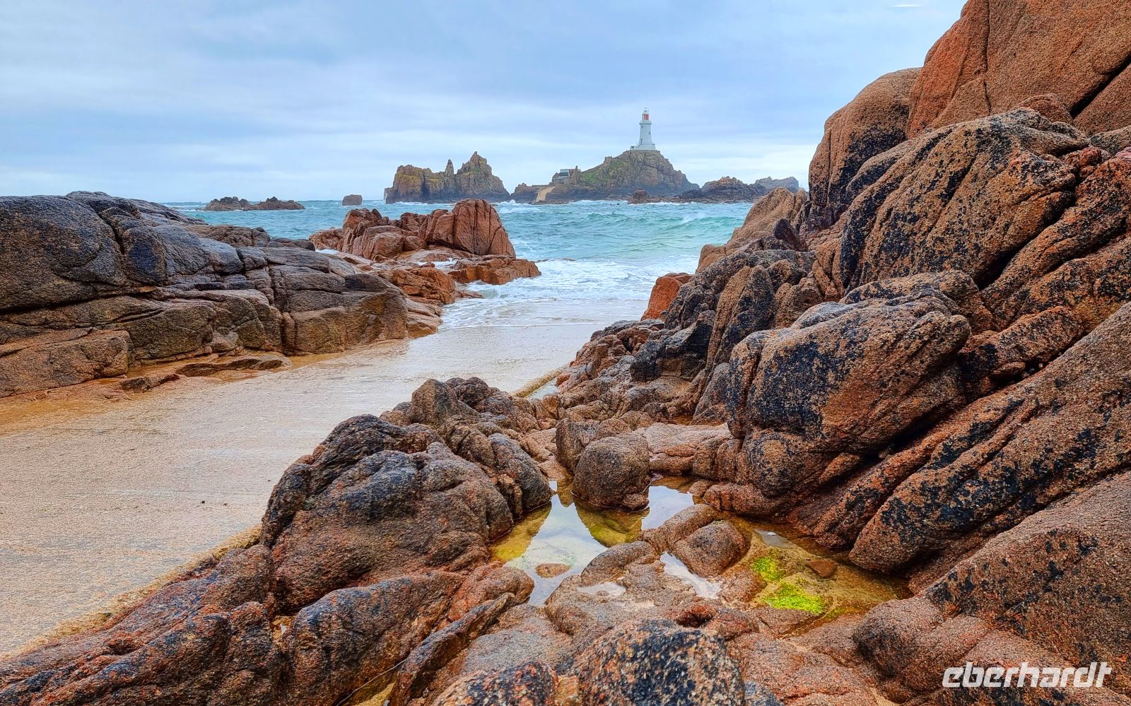 Corbiere Leuchtturm an der Südwestspitze von Jersey