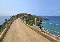 Wanderung auf der Insel Sark - Damm La Coupee