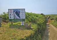 Wanderung auf der Insel Sark zum Damm La Coupee