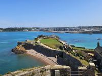 St. Helier, Elizabeth Castle, Blick auf Obere Burg