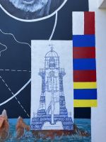 Zeichnung am öffentlichen WC