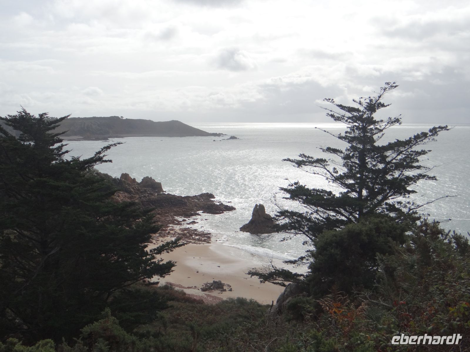 Jersey, oberhalb von Beauport, dem schönen Hafen.