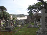 St. Brélade, hier hat jeder wie in einem Theater beste Sicht auf Strand und Meer.
