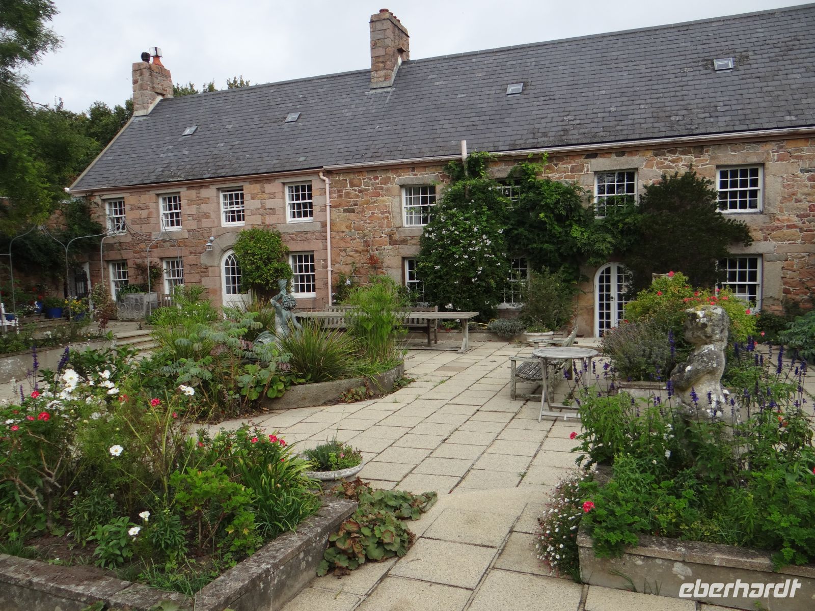 Jersey, Domaines des Vaux, Blick auf das Haus von 1615