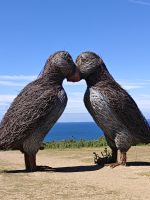 Papageientaucher Skulptur in Plemont Point &ndash; &copy; Britta Martini-Miles (Eberhardt TRAVEL)