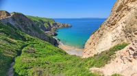 Küste am Damm La Coupée auf der Insel Sark &ndash; &copy; Kristin Weigel (Eberhardt TRAVEL)