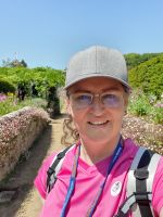 Eberhardt-Reisebegleiterin Kristin in den Gärten der Seigneurie &ndash; &copy; Kristin Weigel (Eberhardt TRAVEL)