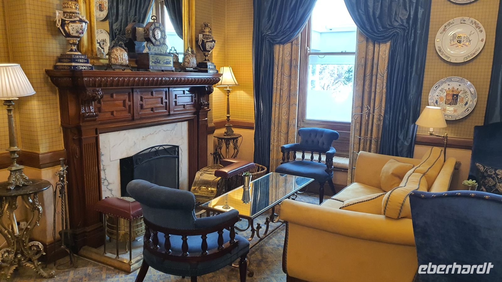 Historische Räume im Old Government House Hotel in St. Peter Port &ndash; &copy;  (Eberhardt TRAVEL)