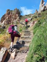 Steile Abschnitte sind dank Stufen gut begehbar &ndash; &copy; Felicitas Bachmann (Eberhardt TRAVEL)