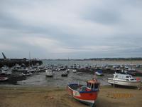 Ebbe im Hafen von Gorey