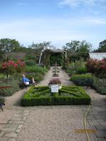 Im Kräutergarten von Samares Manor Garden