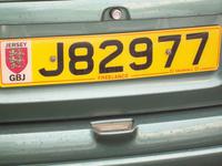 Kennzeichen auf Jersey
