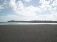 am Strand von St. Aubin zurück nach St. Helier