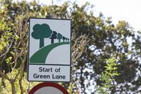 Wanderung im Landesinneren entlang der Green Lanes