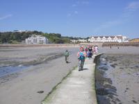 auf dem Weg zum Elizabeth Castle