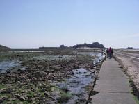 Weg zum Elizabeth Castle