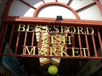 Eingang zum Fischmarkt in St. Helier