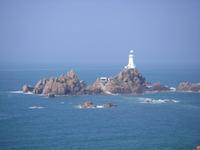Corbière Leuchtturm bei Flut