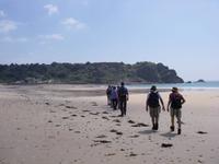 kurze Strandwanderung