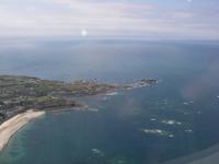 Jersey von oben - Corbière Leuchtturm