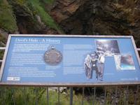 Informationstafel am Devil's Hole