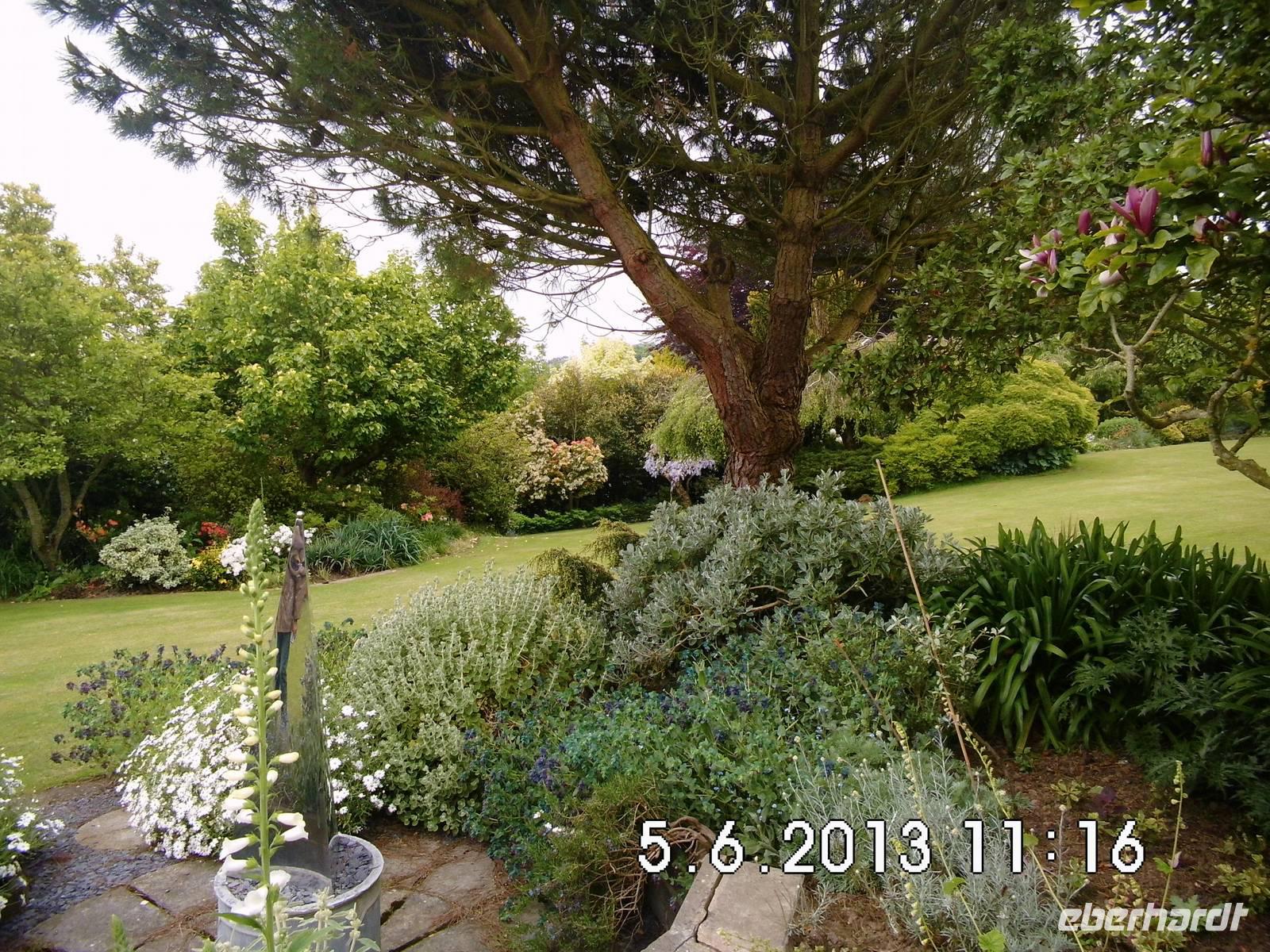 vollendete Gartenkomposition