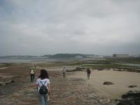 Rückweg vom Elizabeth Castle