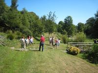 im Privatgarten von Lady Guthrie