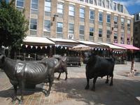 vor dem Atlantique Fischrestaurant in St.Helier