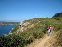 Wanderung an der Südküste in Guernsey