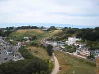 Blick vom Gorey Castle auf unseren Weg
