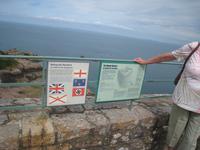 Flaggen, die auf dem Gorey Castle wehten