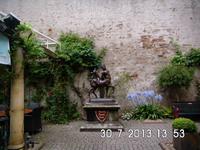 Skulptur am Jersey Museum