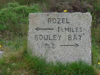 Jersey-Wegmarkierung