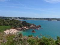 Jersey-St.Brelades  Bay im Hintergrund