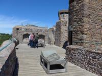 Jersey-Gorey Castle-höchster Teil der Burg