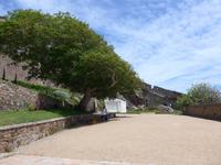 Jersey-Gorey Castle-unterer Burghof
