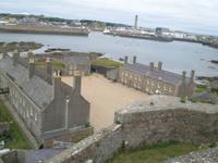 Blick auf den oberen Innenhof des Elisabeth Castle