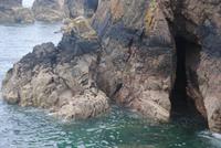 Klippenspiel am alten Hafengelände in Sark