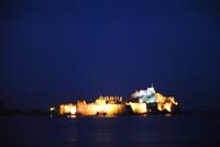 Elisabeth Castle - Jersey bei Nacht