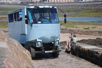 Amphibienfahrzeug Transportmittel zum Elisabeth Castle